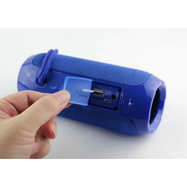 Vedenkestävä langaton Bluetooth-kaiutin, kannettava äänikortti puheluille (punainen)