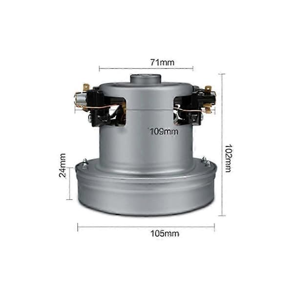1200W Universal Støvsugermotor Stor Effekt 105mm Diameter Støvsugertilbehør Reservedele Erstatning