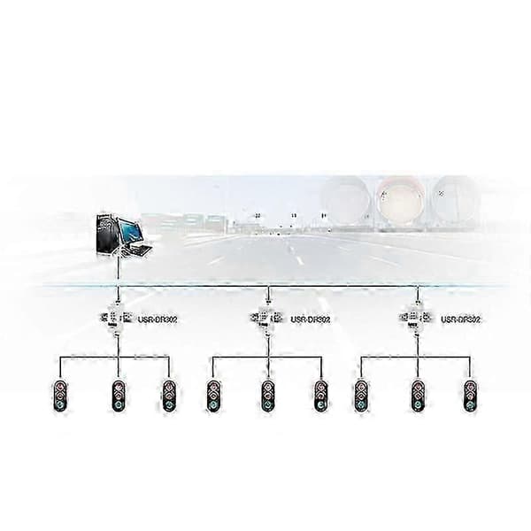 USR-DR302 DIN-skena seriell RS485 till Ethernet TCP IP-servermodul