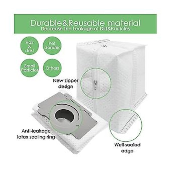 Ersättningsdammsugarpåse Kompatibel För I3 I3+ I7 I7+ I7 S9 S9+ S9 Dammsugartillbehör