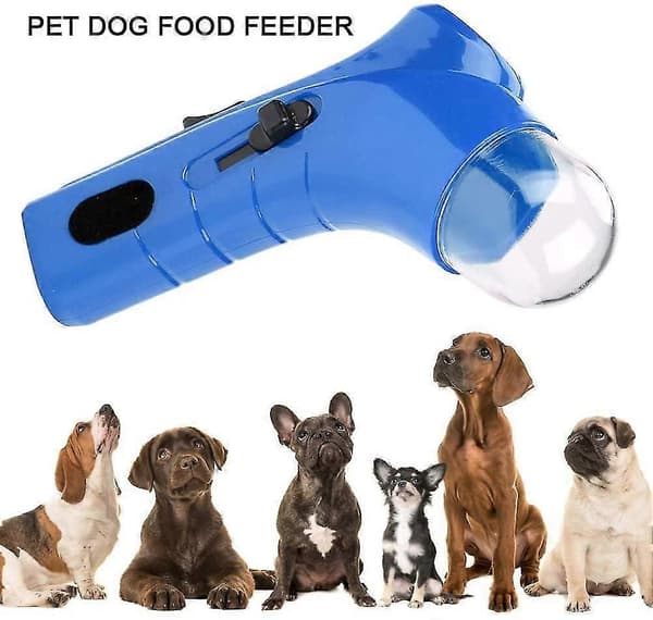 Hundefoderautomat, kæledyrsgodbidderkaster, der udsender hvalpesnackdispenser