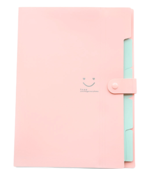 PP-kansio asiakirjakassi (pinkki)