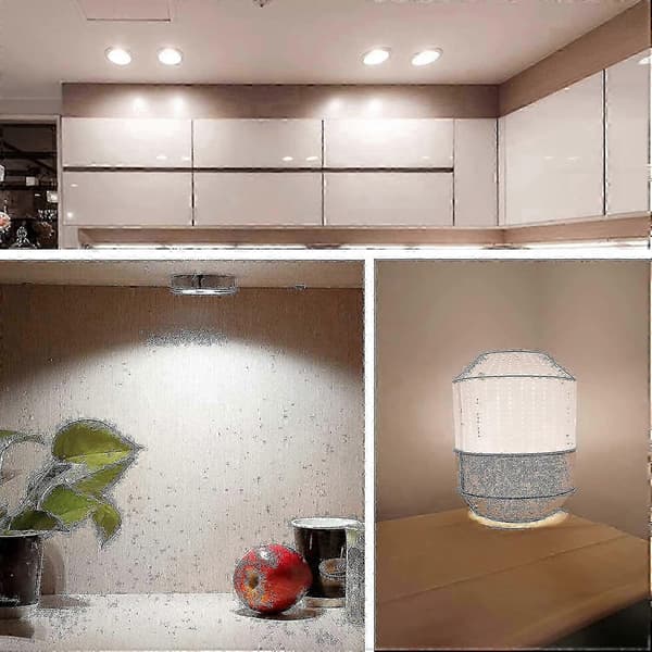 Gx53 LED-lampa 9W 4000K Neutralvit Ej Dimbar 4-pack