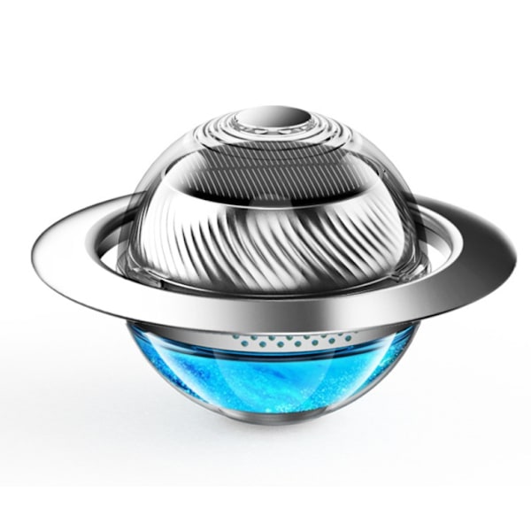 Kreativ bilparfymdekoration ny solcells planetarisk parfym bildekoration legeringsparfym (svart cologne),
