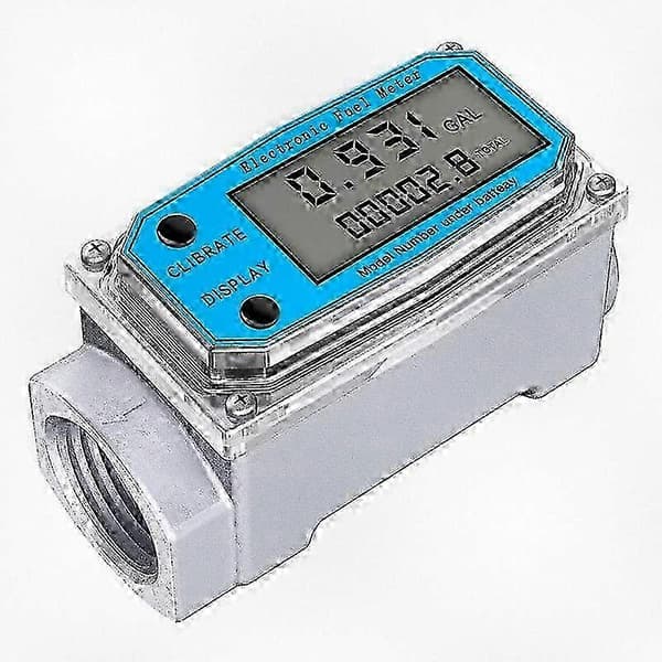 Digital turbinsensor vattenflödesmätare med LCD-display