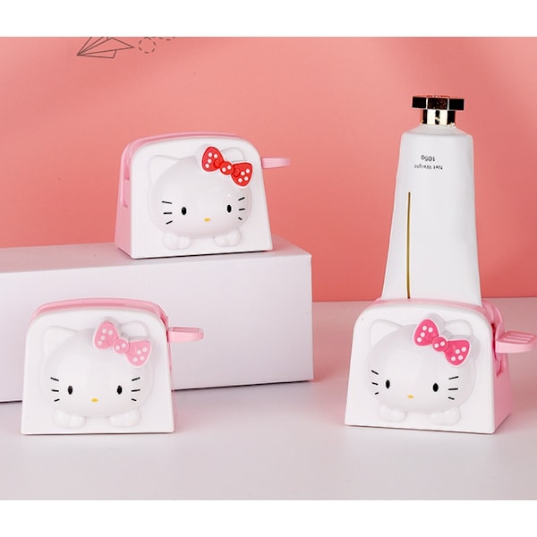 Tegneserie Tandpasta Klemmer Manuel Tandpasta Klemmer Bade Tandpasta Ansigtsrens Klemmer Opbevaring (Pink),