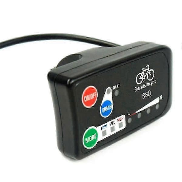 Elcykel KT Controller LED880 Display 36V 48V Vattentät Design