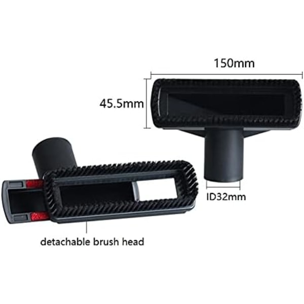 5-osainen pölynimurin lisävarustesarja 32 mm suuttimella