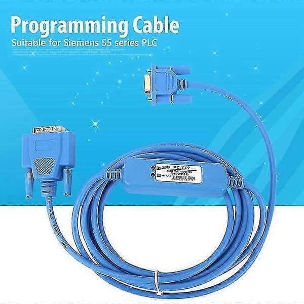 Pc-tty Plc Programmeringskabel Kommunikationsdata Nedladdningslinje Passar För S5-serien 6es 5734-1b