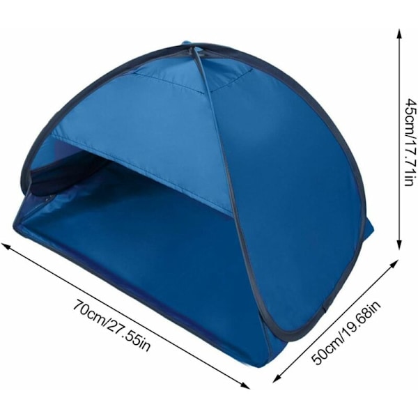 Automaattisesti avautuva rantateltta Sapphire Blue M (0,2 kg) 70*50*45 cm