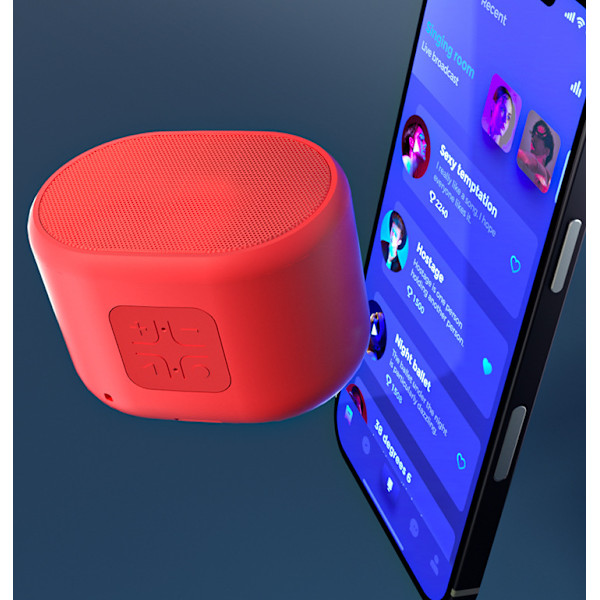 Langaton Bluetooth-kaiutin, Mini-kaiutin, Subwoofer Bluetooth-kaiutin (Musta),