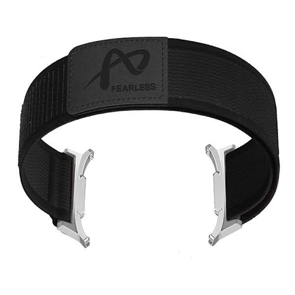 Nylonflätad klockarmband för Samsung Galaxy Watch Ultra 47mm - Svart