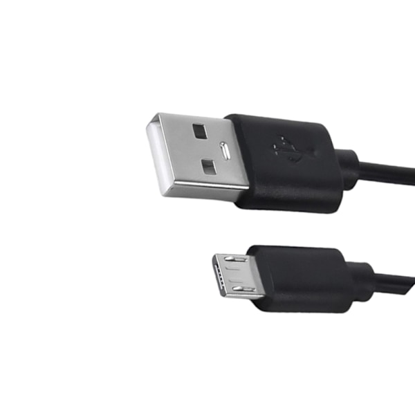 2 kpl 2M Micro USB -kaapeli, 2A pikalatauskaapeli Androidille Svart Sort