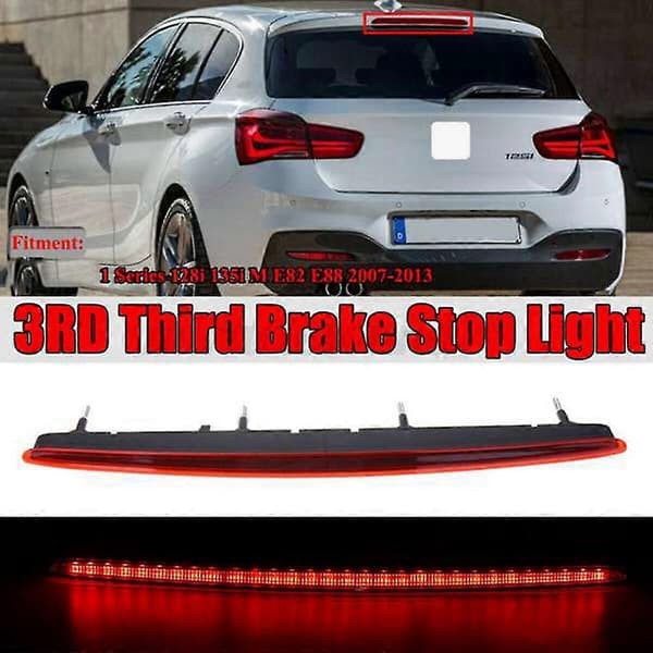 LED Tredje Bremselys til BMW 1 Serie E82 E88, Stop Signallampe RØD RED