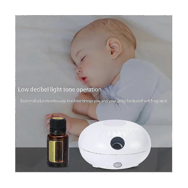 Bærbar Mini Aromaterapi Diffuser USB-drevet Automatisk Induktion Hvid White