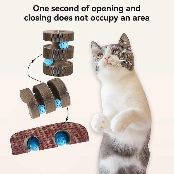 Kitty Curls Kattekløser, 2025 Ny Vendbar Infinity Kitty Kurlz Legetøj Farve3 Color3