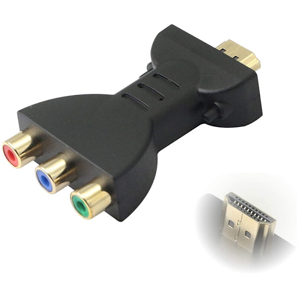 HDMI till 3RC Adapter HDMI till RCA HD Adapter 3RC Röd Blå Grön Adapter