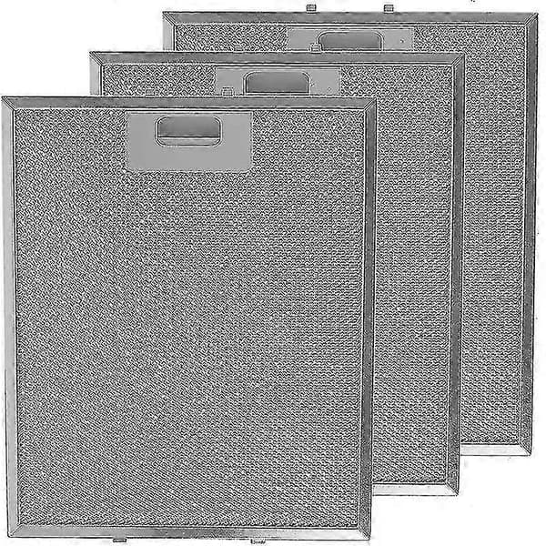 Opgraderet metalfedtfilter til emhætte 320x260mm 3 stk. universal