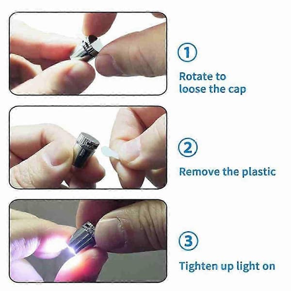 36 stk. miniaturelys til håndværk, mini LED-lys til håndværk, mini spotlys batteridrevne (koldt hvidt) sølv Silver
