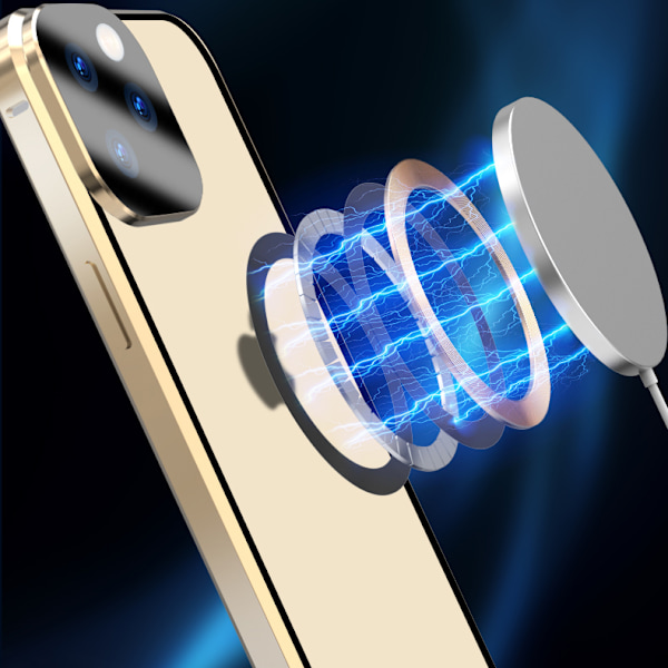 Dobbeltsidet spænde HD-telefoncover med linsebeskyttelse Kompatibel med iPhone 14 Pro Max Silver