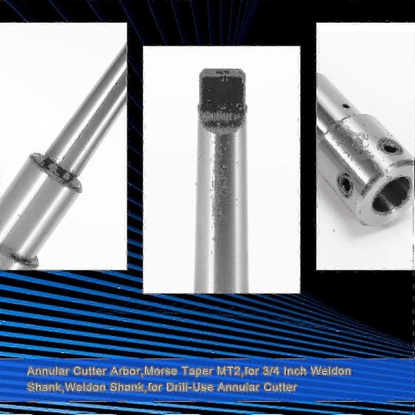 MT2 Arboradapter för 3/4 tums Weldon Shank ringfräsverktyg
