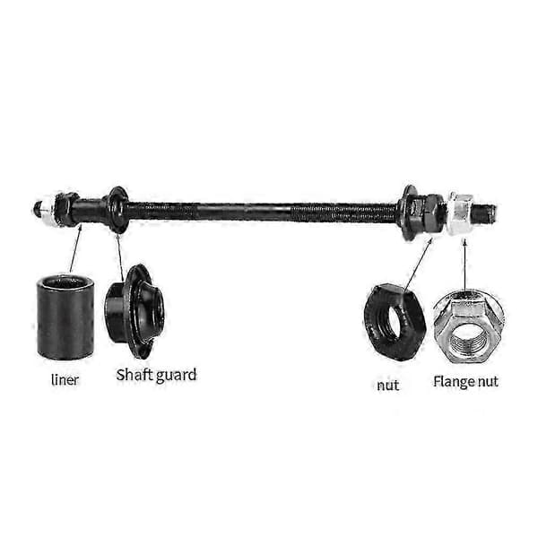 Fat Bicycle Rear Axle 240mm Solid Upgrade Compatible with Snow Bikes