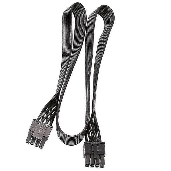 CPU 8-bens han til CPU 8-bens (4+4 ben) han EPS-12V bundkortadapterkabel til modulær strømforsyning 60 cm