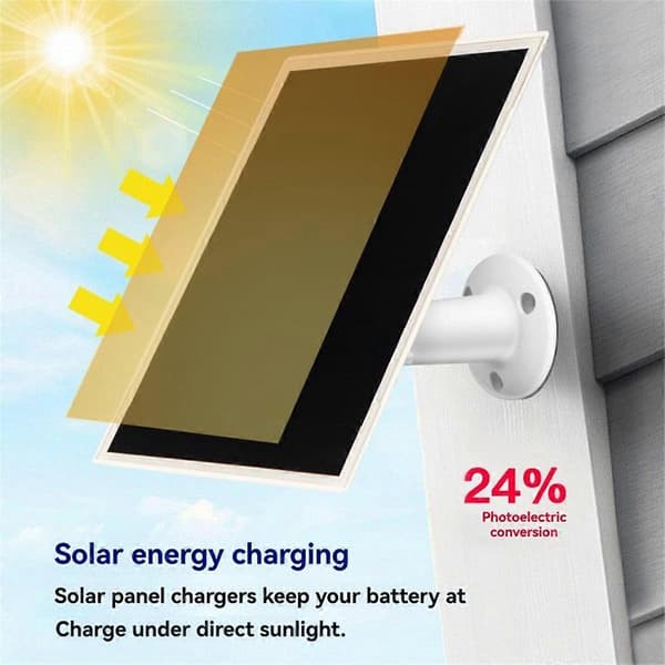 Solpanel för solcellsladdare utomhus kamera batteri