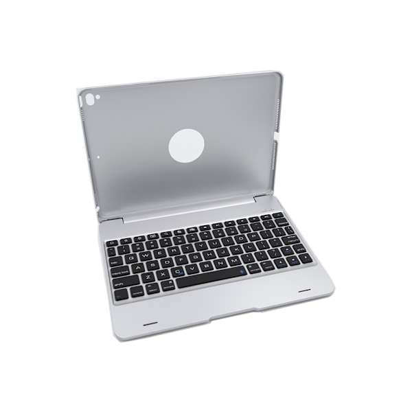 Bluetooth tangentbord med skydd iPad Pro 9.7/ Air 1/2 Silver