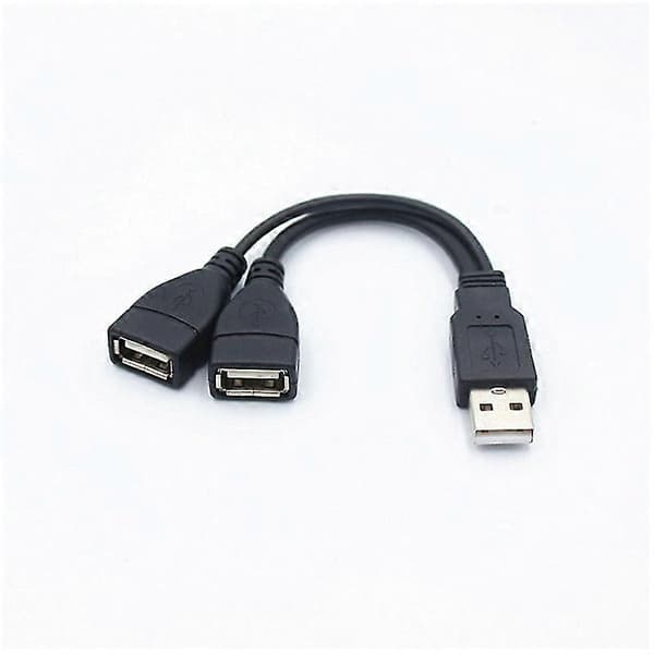RYRA 1PC USB 3.0 A 1 han til 2 dobbelt USB hun datahub strømadapter Y-splitter-God