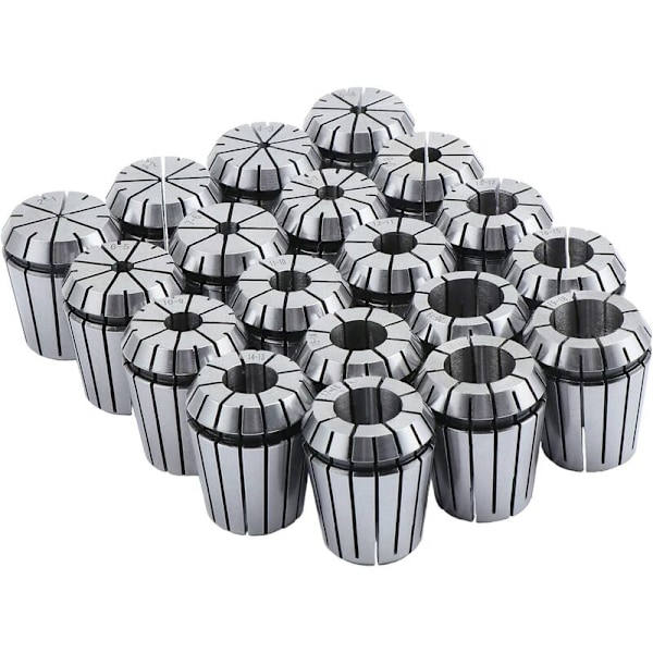 19 kpl ER32 Tarkkuusjousiholkkisarja 2mm-20mm ER32 Holkkijyrsin CNC-kaiverrusjyrsinkoneeseen