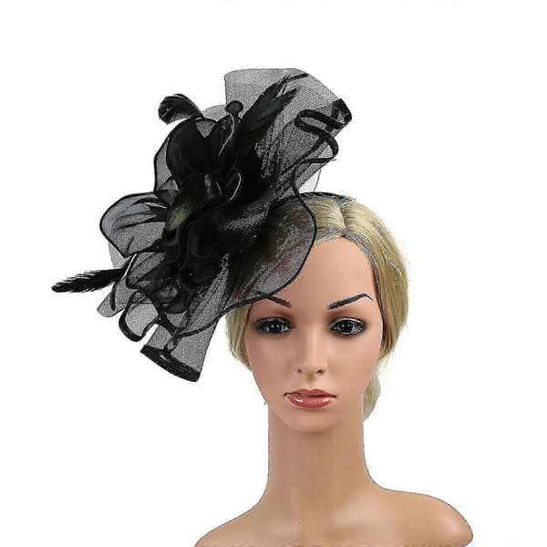 Fascinatorhat til kvinder til bryllupper, teselskaber og derbybegivenheder Red
