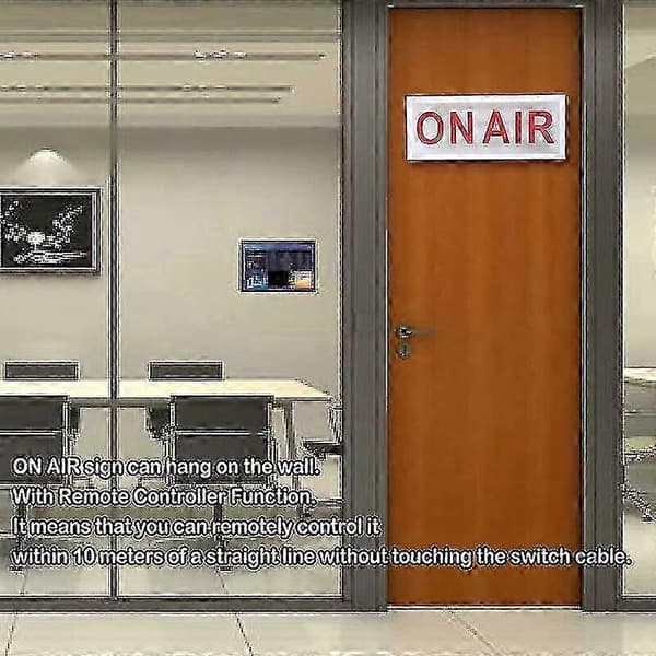 Trådlös fjärrkontroll LED Studio Ljusskylt för Pub Bar Heminredningsbelysning