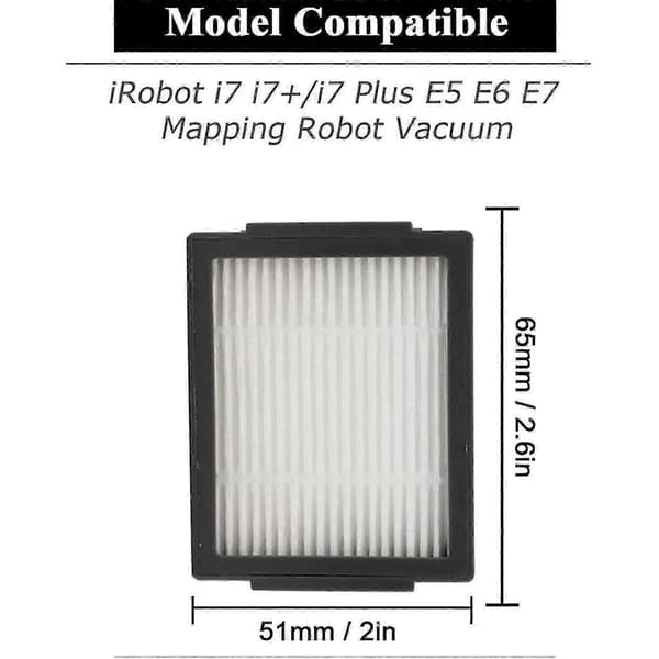 Erstatningsfilter til iRobot Roomba i7 i7+ i6+ i8 i3+ Hepa-poser