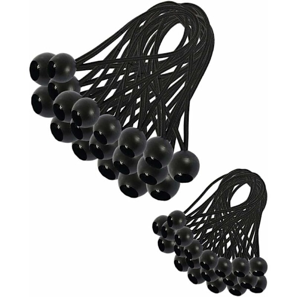 30st Multifunktionellt Tältfästsnöre Utomhusförvaring Elastiskt Snöre Spänne 20cm