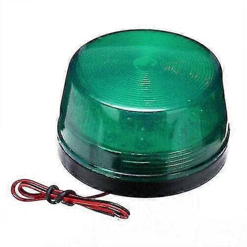 12V hätävilkku LED-vilkkuva majakka varoitussignaalivaloksi Green