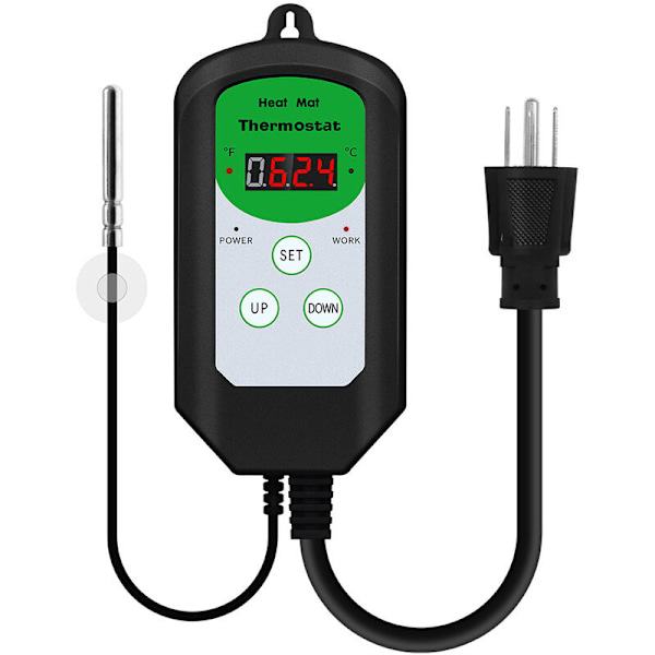 BHK200 Digital Värmematta Termostat Kontroller Sensor