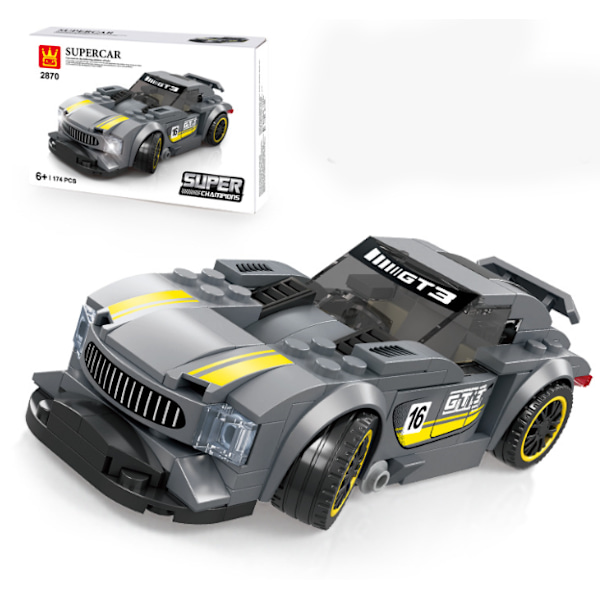 Racing Series Små Partikler Samle Byggeklodser til Børns Videnskabs- og Uddannelseslegetøj (Supercar Supercar (2870)),