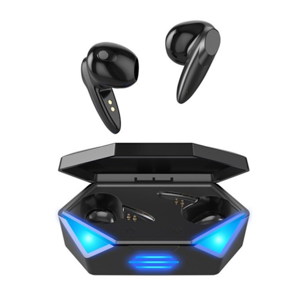 Lättviktigt, Andningsbart, Färgglatt Touch Gaming Headset Svart
