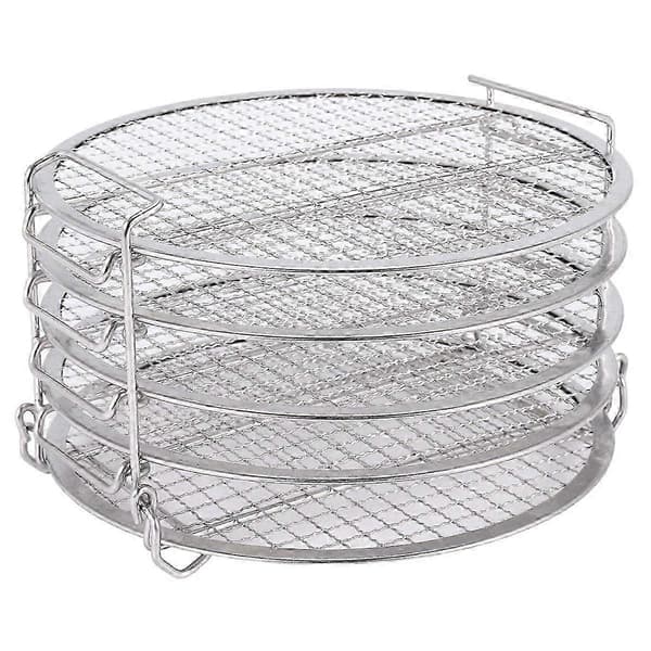 Dehydratorstativ, stativ til Foodi-tilbehør, trykkoger og airfryer - rustfrit stål