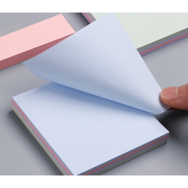Superklistriga post-it lappar, sticky note-kuber, återanvändbara sticky notes, vattentäta sticky notes