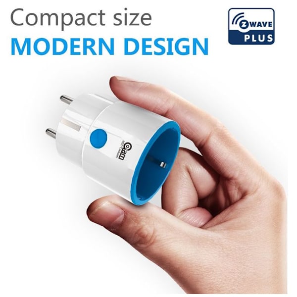 Smart Family Sensor til Stikkontakt til Z-wave Hjemmeautomatisering 300 og 500 Serie EU Sasicare Stik