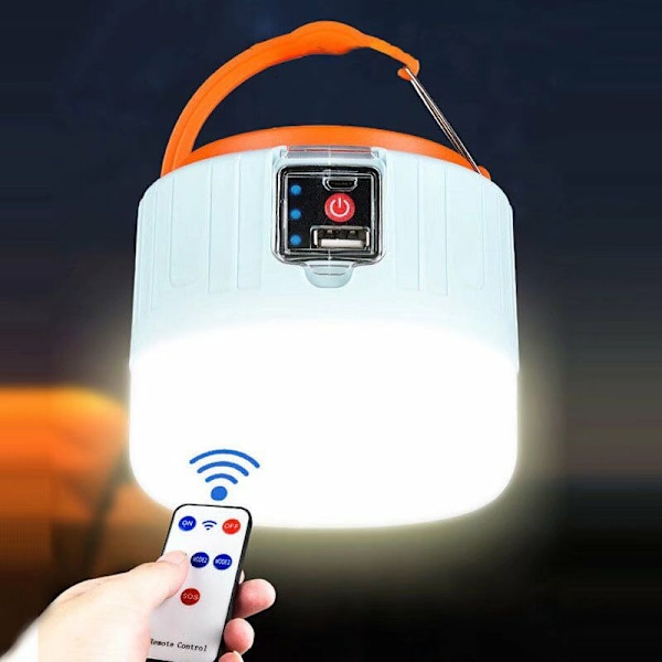 Solarladdade Camping Glödlampor med Energibesparing