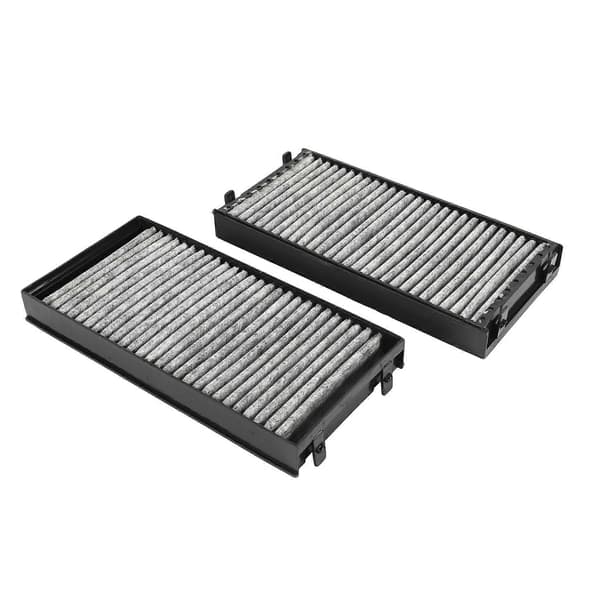 2 STK Kabine Luftfiltre til X5 E70 2007-2015 X6 E71 E72 CU2941-2 Grå Sort Gray  Black