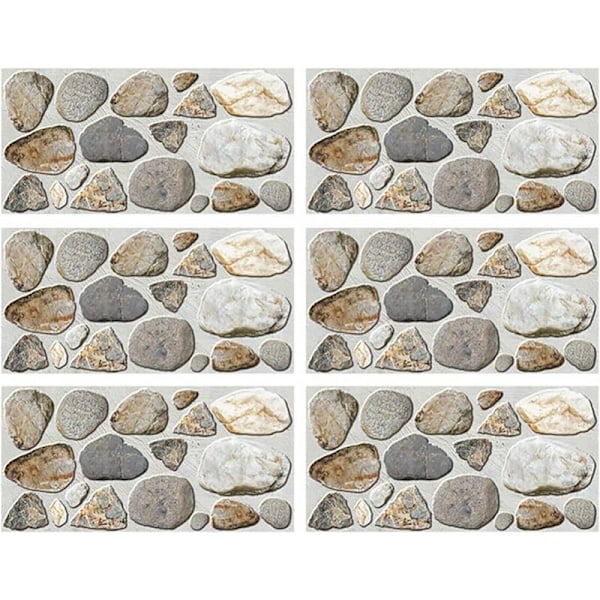 AMJ imitation stenstruktur småstenstruktur specialeffekt typ FG24 gulbrun grov 15cm*30cm*6st