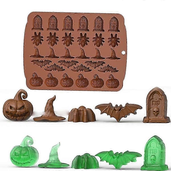 Halloween forme til slik, sæbe, småkager og isterninger style857