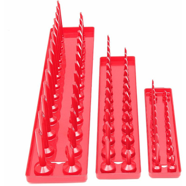 3 stk. Bakkeholder Værktøj 1/4\" 3/8\" 1/2\" Plastik Topnøgle Sasicare