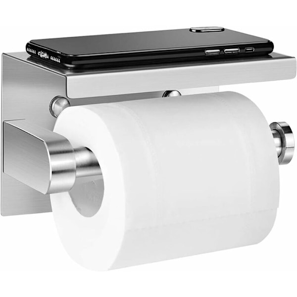 Toilet Rack Nøgleholder Sokkeholder Hængende Stang Håndklædeholder Badehåndklædeholder 304 Rustfrit Stål, 13. * 10cm