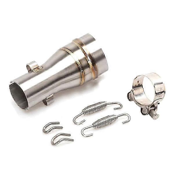Motorcykel Escape Connector 51mm GP Udstødning Modificeret Rustfrit Stål Adapter Motorcykel Forbindelsesrør