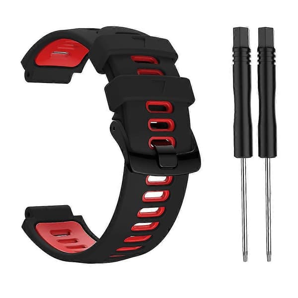 Til Forerunner 735xt 230 235 Loop Silikone Rem-armbånd Svedafvisende Håndledsrem Lime black